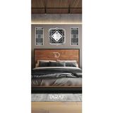 Taraf Dekorasyon Çizgi Lazer Kesim Dekoratif Pleksi Duvar Saati Gümüş 55 x 55 cm