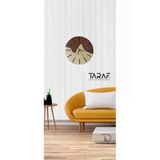 Taraf Dekorasyon Nehir Lazer Kesim Dekoratif 40 Cm Duvar Saati