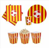 Taraftar (Galatasaray) 8 Tabak, 8 Bardak, 8 Mısır Kutusu, 10 Peçete