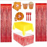 Taraftar (Galatasaray)Tabak, Bardak, Mısır Kutusu, Peçete, Çatal, Kürdan, Fon Perde, Masa Örtüsü, Masa Eteği