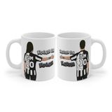 Taraftar Karımda Karım & Kocamda Kocam Çift Kupa Bardak Seti - 2'li Hediyelik Özel Tasarım Seramik Sevgili Kupaları (Beşiktaş Kupa, Beyaz)