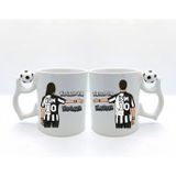 Taraftar Karımda Karım & Kocamda Kocam Çift Kupa Bardak Seti - 2'li Hediyelik Özel Tasarım Seramik Sevgili Kupaları (Beşiktaş Kupa, Futbol Toplu)