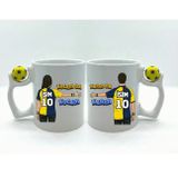 Taraftar Karımda Karım & Kocamda Kocam Çift Kupa Bardak Seti - 2'li Hediyelik Özel Tasarım Seramik Sevgili Kupaları (Fenerbahçe Kupa, Futbol Toplu)