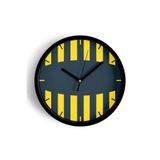 Taraftar Temalı Dekoratif Duvar Saati – Modern Tasarım - 35cm - Önü Camlı Siyah Kasa, JH1272S35SKP