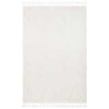 Taranto Beyaz Geometrik Modern Geometrik Etnik Desenli Boho Makinada Yıkanabilir Hafif Hav Toz Vermez Leke Tutmaz Kaymaz Taban Dijital Makine Baskı Halı Oturma Odası Salon Yolluk Koridor Mutfak Halısı