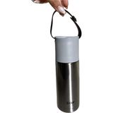 Tarantula Stainless Steel Bardaklı Kayışlı Gümüş 350 ml Günlük , Şık, Modern , Hediyelik Termos .