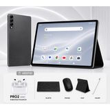 Tarçın 10.1" Android 13 Tablet|kulaklık Hediyeli | 4gb Ram 32GB Hafıza | 8000 Mah | Çift Sım 4g Lte | IPS Hd Ekran | Bluetooth Klavyeli Kılıflı Tablet + Pro2 Anc Kulaklık Hediyeli - Siyah