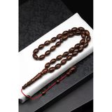 Tarçın Ağacı Kabuğu Tesbih 8 X 12 Mm Arpa Kesim - T-1826