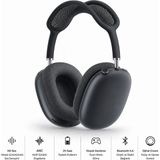 Tarçın Air Pro Max Anc Gürültü Engelleyici Bluetooth Kulaklık Ios Android Tüm Telefonlar ile Uyumlu Kulaklık - Siyah