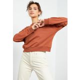Tarçın Basic Rahat Form O Yaka Kadın Sweatshirt - 97114