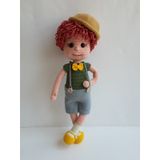 Tarçın Bebek Amigurumi Organik Oyuncak