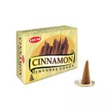 Tarçın (Cinnamon) Konik Tütsü Mumu 10'Lu