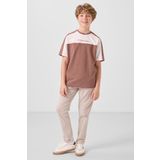 Tarçın Pamuklu Yumuşak Dokulu Oversize Fit Baskılı Erkek Çocuk T-Shirt - 11290