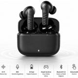 Tarçın Teknomie T8 Bluetooth Kulaklık Enc 4 Mikrofonlu Hi-Fi Ses Uzun Pil Ömrü - Siyah