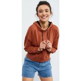 Tarçın Uzun Kol Rahat Form Kapüşonlu Kadın Sweatshirt - 97115