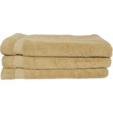 Tardan Elegant 3'lü Yüz Havlusu - 50 x 75 cm - Kahverengi