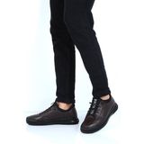 Tardelli 3747 Kahve Kauçuk Deri Erkek Casual Ayakkabı - Kahverengi