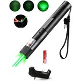 Tarez GP-003 Yeşil Lazer Pointer, Yüksek Güçlü Şarjlı Lazer Işaretleyici, Sunum Kalemi