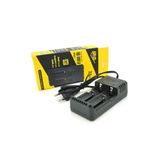 TAREZ HD- 3.7V Li-iOn 2’li Pil Şarj Cihazı Fişli 18650-26650-10440-14500-16340-16650-18350-18500 8991A