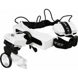 Tarez MG-9892E1 Işıklı Kafa Büyüteci | 8 Değiştirilebilir Mercek | Led’li Kafa Tipi Büyüteç | 1X–20X Büyütme