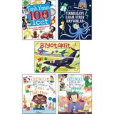 Tarih Yazan 100 İcat + Teknolojiye İlham Veren Hayvanlar + Biyotaklit + Eğlenceli Sorular İlginç Cevaplar Zeki Mucitler + Eğlenceli Sorular İlginç Cevaplar Süper Bilginler / 5 Kitap Set