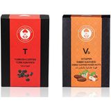 Tarihi Ertuğrul Kahvesi Türk Kahvesi Kutu 200 gr & Vitamin Dibek Kahvesi Kutu 200 gr x 2’li Set