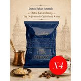 Tarihi Kadıköy Kahvesi Damla Sakızlı Türk Kahvesi 100GR 4'lü Paket 4X100G - 400 gr