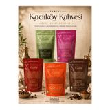 Tarihi Kadıköy Kahvesi Kahve ve Sıcak İçecek Fırsat Paketi 5’li Set 5 x 200 g – Menengiç, Dibek, Salep, Sıcak Çikolata