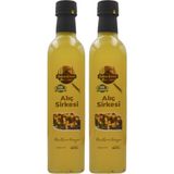 Tarihi SultanAhmet Baharatçısı Alıç Sirkesi Katkısız Doğal 2x500 ml | Özel Üretim - 1 lt