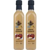 Tarihi SultanAhmet Baharatçısı Elma Sirkesi Katkısız Doğal 2x500 ml | Özel Üretim - 1 lt
