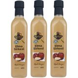 Tarihi SultanAhmet Baharatçısı Elma Sirkesi Katkısız Doğal 3x500 ml | Özel Üretim - 1,5 lt