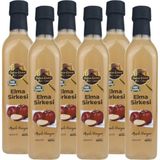 Tarihi SultanAhmet Baharatçısı Elma Sirkesi Katkısız Doğal 6x500 ml | Özel Üretim - 3 lt