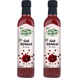 Tarihi SultanAhmet Baharatçısı Gül Sirkesi 2x500 ml – Katkısız Doğal | Özel Üretim - 1 lt