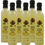 Tarihi SultanAhmet Baharatçısı Limon Sirkesi Katkısız Doğal 6x500 ml | Özel Üretim - 3 lt
