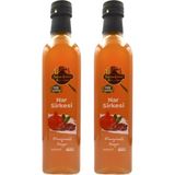 Tarihi SultanAhmet Baharatçısı Nar Nar Sirkesi 2x500 ml – Katkısız Doğal | Özel Üretim - 1 lt