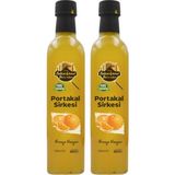 Tarihi SultanAhmet Baharatçısı Portalal Sirkesi Katkısız Doğal 2x500 ml | Özel Üretim - 1 lt