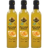 Tarihi SultanAhmet Baharatçısı Portalal Sirkesi Katkısız Doğal 3x500 ml | Özel Üretim - 1,5 lt