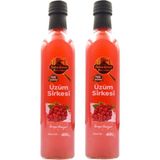Tarihi SultanAhmet Baharatçısı Üzüm Sirkesi Katkısız Doğal 2x500 ml | Özel Üretim - 1 lt