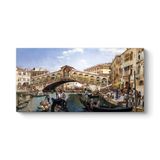 Tarihi Venedik Panorama Tablosu 100 x 50