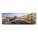 Tarihi Venedik Panorama Tablosu - 210x70cm