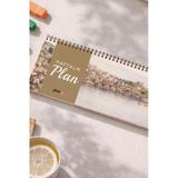 Tarihsiz Spiralli Haftalık Masaüstü Planlayıcı - Trabzon - 10X30 Cm Plango
