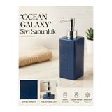 TARIK HOME Ocean Galaxy Temalı 350 ml şampuan, sıvı sabun, losyon şişesi