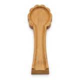 TARIK HOME Premium Bambu Kaşık Altlığı - Tezgah Üstü Kaşık Tutucu & Mutfak Düzenleyici
