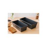 TARIK HOME Profesyonel 2'li Baton Kek Kalıbı Seti – Yapışmaz Taban, Üstün Pişirme Performansı 26/21X11X10 cm.