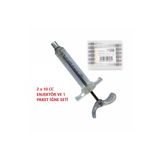TarımGaraj Forvet Kaynatılabilir Mika Ithal Şırınga 10 Cc-2 Adet Ve Iğne Seti Hsw Eco 1.4x15 Mm Büyükbaş