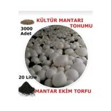 Tarımsal ve Hayvansal Ürünler 20 Litre Kültür Mantarı Ekim Torfu ve 3000 Adet Kültür Mantarı Tohumu