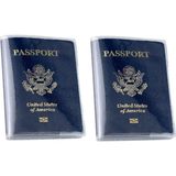 Tarix Şeffaf Pvc Pasaport Kılıfı,pasaport Koruyucu,pasaport Kabı 2 Adet