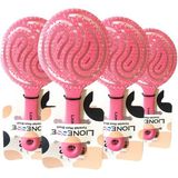 Tarko Lionesse Saç Fırçası Yuvarlak Pembe x 4