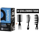 Tarko Saç Şekillendirici Pudra Mavi 20gr Ve 2135 3’Lü Wax Tarağı Set