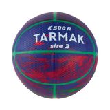 Tarmak K500R Mor/Kırmızı/Yeşil No:3 Basketbol Topu